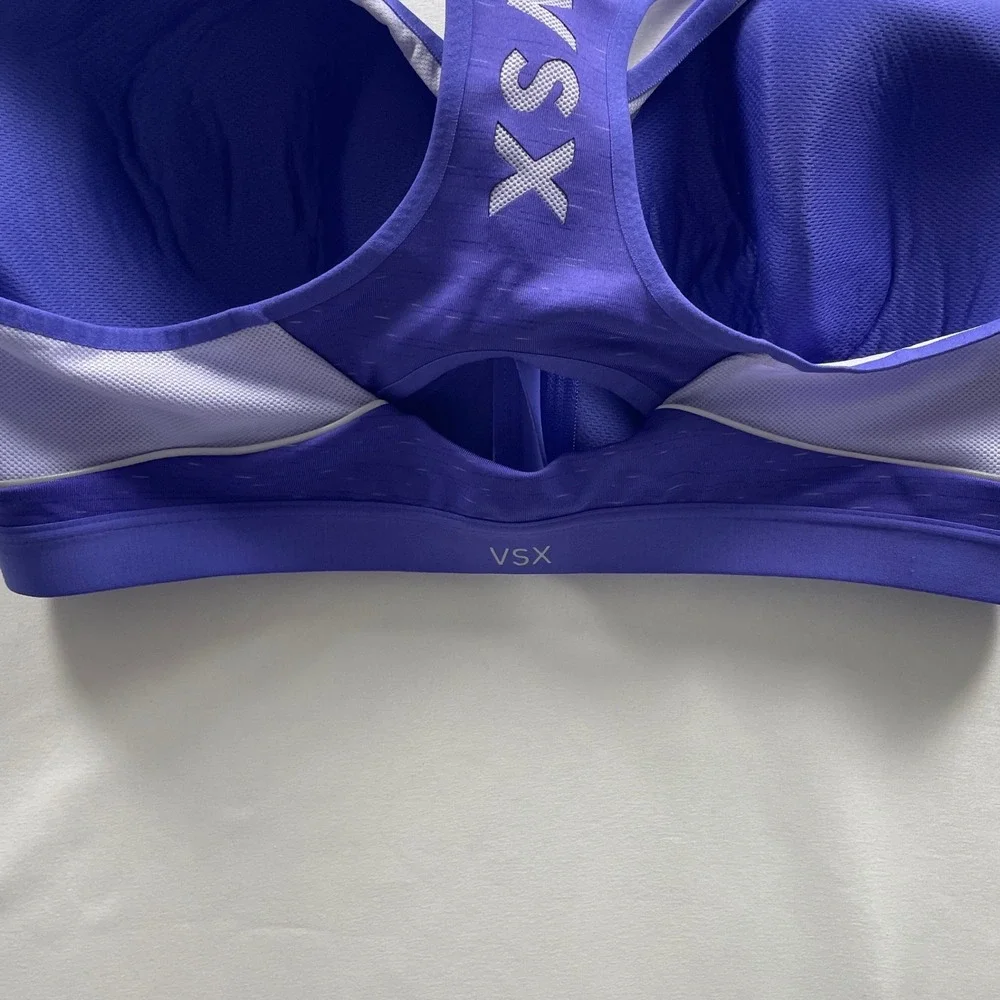Victoria's Secret VSX Sport Incredible Front-Close Sports Bra Purple 38D NEW